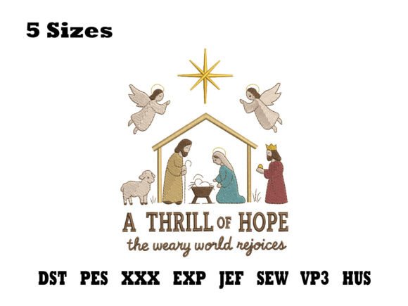 A Thrill of Hope Nativity Embroidery Review