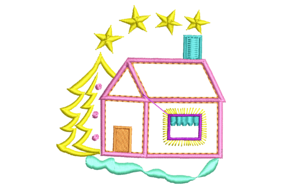 Christmas House Embroidery Design Review