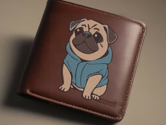 Funny Cute Pug Dog in Hoodie Embroidery Review