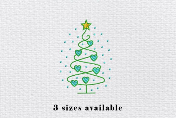 Heart Star Christmas Tree Embroidery Review
