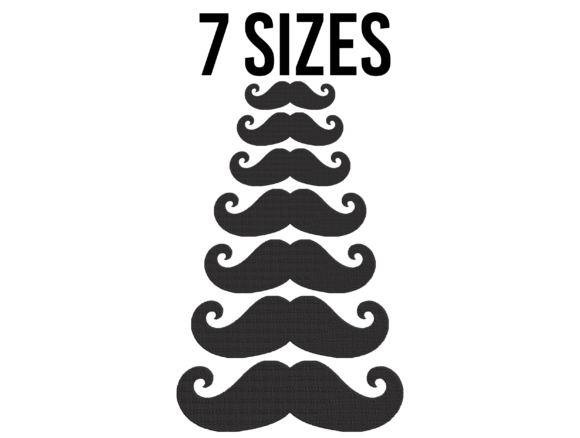 Mustache Embroidery Design Set Review
