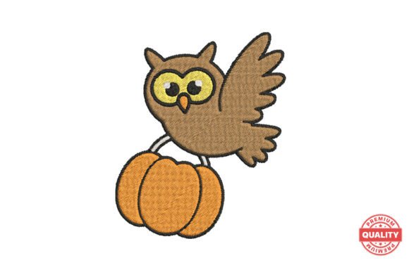Owl on Pumpkin Embroidery Design Review