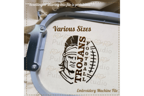 Trojans Football Embroidery Design Review