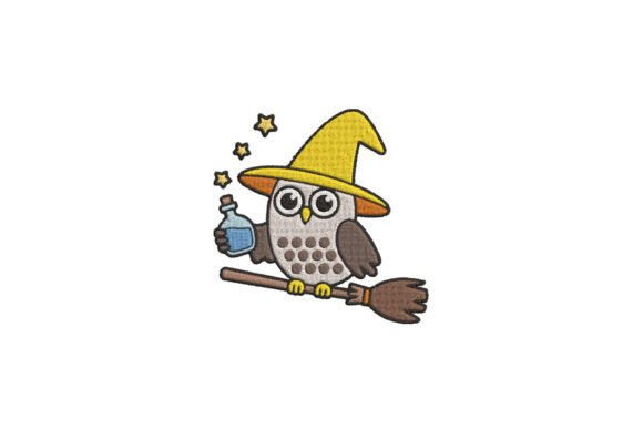 Wizard Owl on Broom Embroidery Review